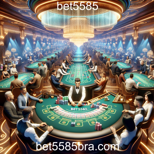 Experiência Imersiva nos Cassinos Ao Vivo do Bet5585